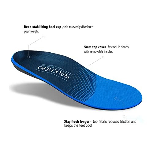 Plantar Fasciitis Feet Insoles Arch Supports Orthotics Inserts for Flat Feet,...