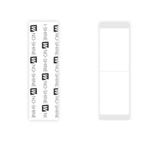 Walker Tape Co. Stick Tape Straight Strips by Walker, 36 pcs (1in x 3 in) clear