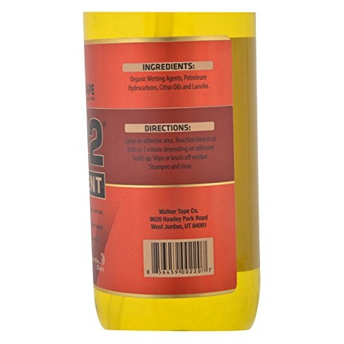 C 22 Adhesive Solvent. Oil base 12 oz. spray glue wig cleaner