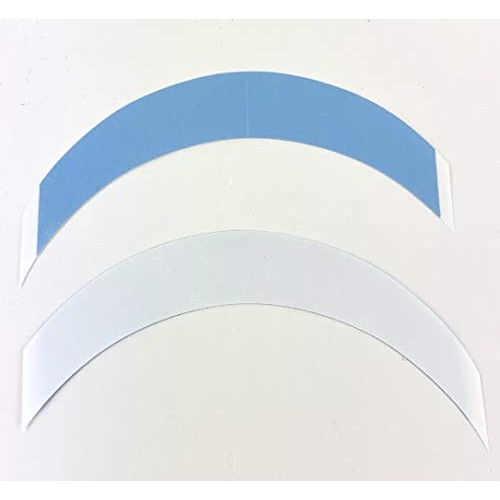 Lace Front Support Tape Super 5 inch Wide CC Contour. 1-pk = 24 pieces 3/4" X...