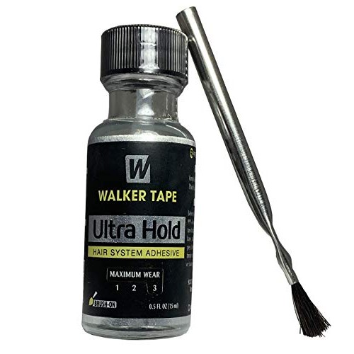 Ultra Hold Hair System Adhesive 0.5oz with Brush Applicator for Wig Glue | Sa...