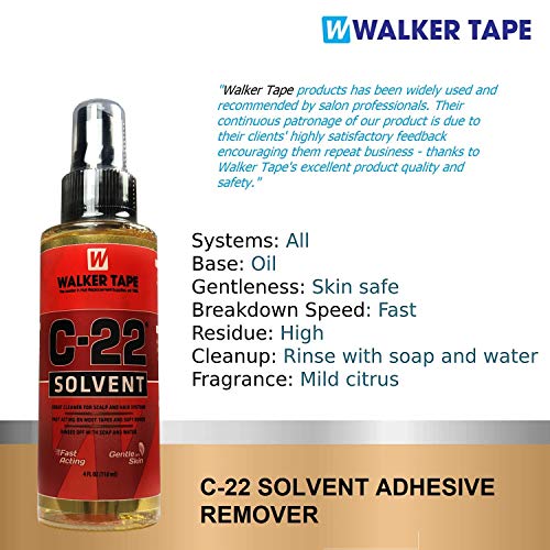 Ultra Hold Hair System Adhesive 3.4oz & 4oz C22 Citrus Solvent Wig Glue Remov...
