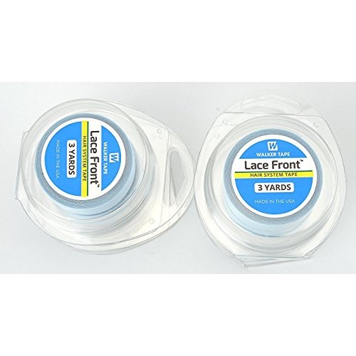 Walker Lace Front Tape-Double Sided 1/2" x 3 Yards (2 Pack)