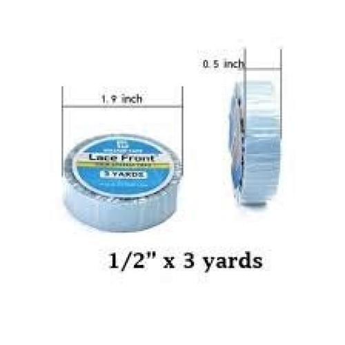 Walker Lace Front Tape-Double Sided 1/2" x 3 Yards (2 Pack)