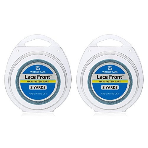 Walker Lace Front Tape-Double Sided 1/2" x 3 Yards (2 Pack)