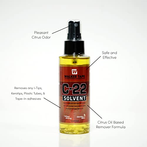 Walker Tape C-22 Solvent Spray Remover for Lace Wigs, Toupees, and Tape-in 10...