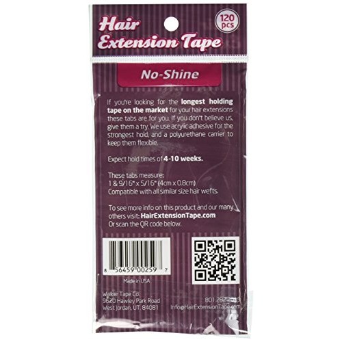 Walker Tape No Shine Bonding Double Sided, 4 cm x 0.8 cm, 120 Piece