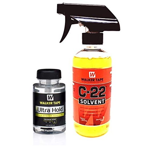 Walker Tape Ounce (355 mL) C22 Citrus Solvent Wig Glue Remover with 3.4 Ounce...