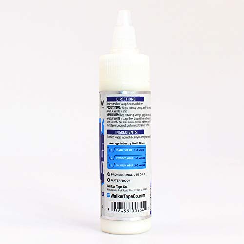 Walker Tape White Soft Bond Adhesive 1.4 oz WKR-GW-1.4 Custom