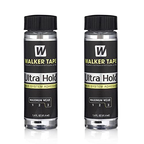 Walker Tape Ultra-Hold Brush-on 1.4oz Liquid Adhesive (2-Pack)