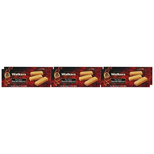 Walkers Shortbread Fingers, 5.3 Oz, Pack of 6