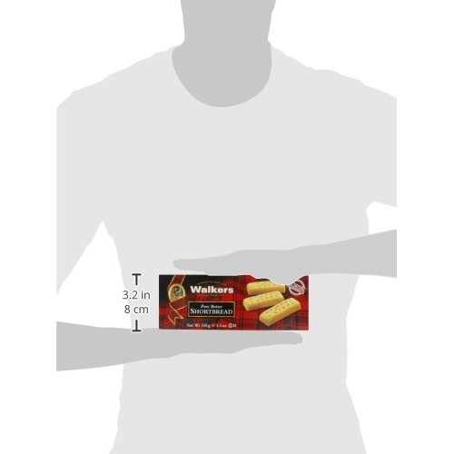 Walkers Shortbread Fingers, 5.3 Oz, Pack of 6