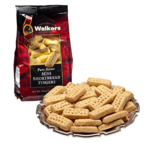 Walkers Shortbread Mini Fingers Shortbread Cookies, 4.4 Ounce Bag (Pack of 6)