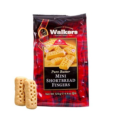 Walkers Shortbread Mini Fingers Shortbread Cookies, 4.4 Ounce Bag (Pack of 6)