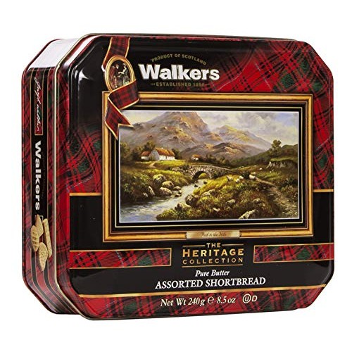 Walkers Shortbread Path To The Hills Assorted Shortbread Cookie Gift Tin, 8.5...
