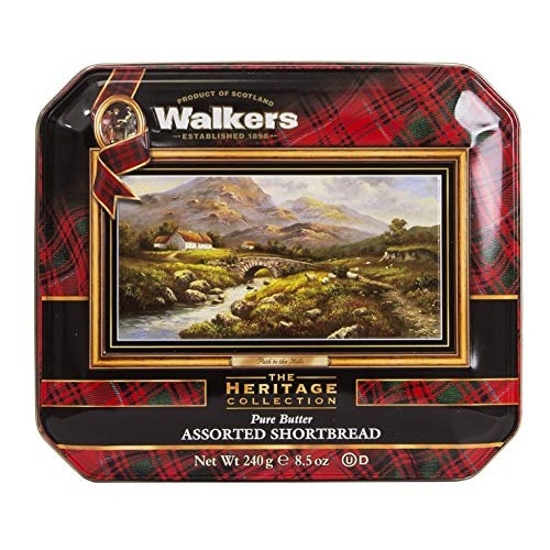 Walkers Shortbread Path To The Hills Assorted Shortbread Cookie Gift Tin, 8.5...
