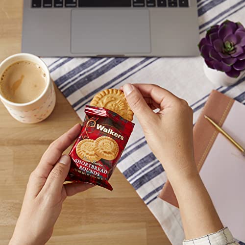 Walkers Shortbread Rounds Shortbread Cookies Snack Packs,1.2 Ounce (Pack of 22)