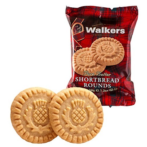 Walkers Shortbread Rounds Shortbread Cookies Snack Packs,1.2 Ounce (Pack of 22)
