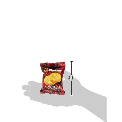 Walkers Shortbread Rounds Shortbread Cookies Snack Packs,1.2 Ounce (Pack of 22)