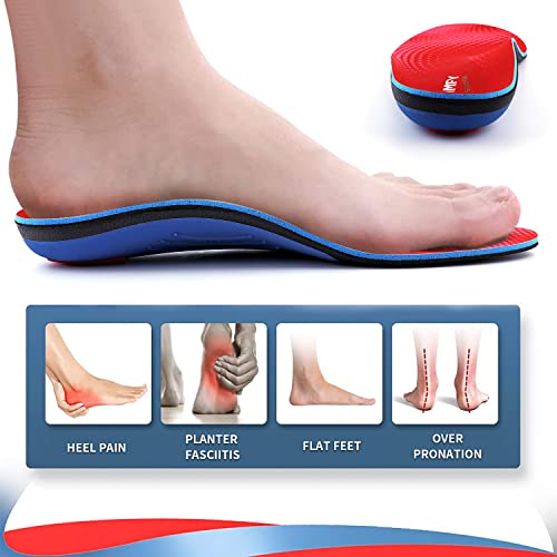 Walkomfy Heavy Duty Support Pain Relief Orthotics - 210+ lbs Plantar Fasciiti...