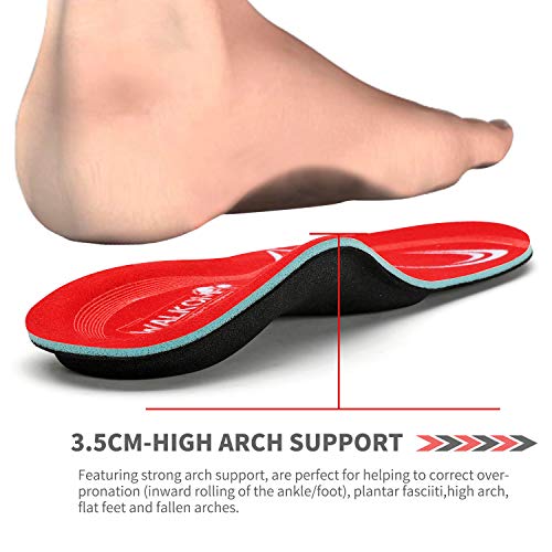Walkomfy Pain Relief Orthotics, Plantar Fasciitis Arch Support Insoles Shoe I...