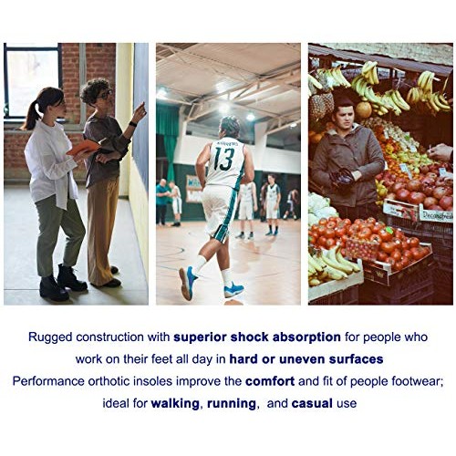 Walkomfy Pain Relief Orthotics, Plantar Fasciitis Arch Support Insoles Shoe I...