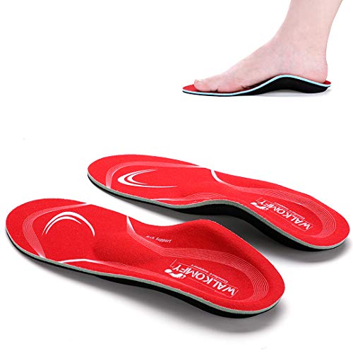 Walkomfy Pain Relief Orthotics, Plantar Fasciitis Arch Support Insoles Shoe I...