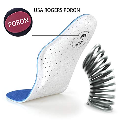 Walkomfy Plantar Fasciitis Pain Relief Orthotics - Flat Feet Arch Support Ins...