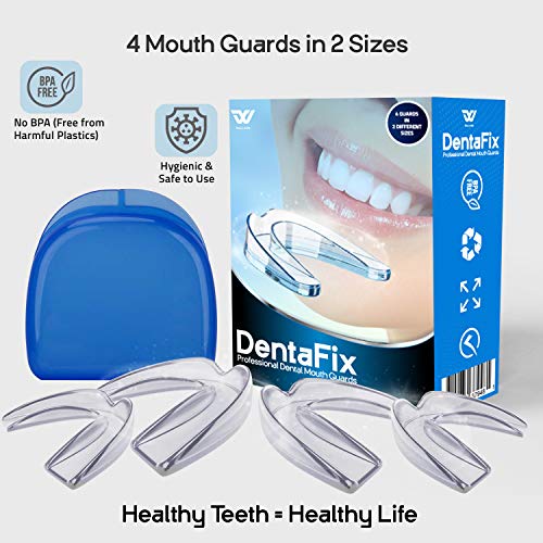 Wallerr Professional Dental Guards – Set of 4 USA Designed Mouth Guard - Cust...