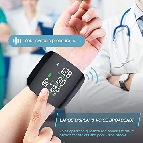Blood Pressure Monitor with Speaker, Blood Pressure Machine Have Large LCD Di...