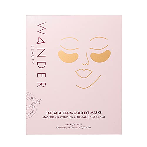 Gold Under Eye Patches | WANDER BEAUTY BAGGAGE CLAIM | Under Eye Mask, Bright...