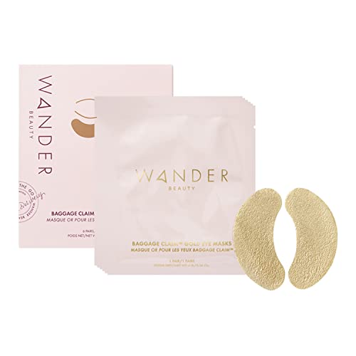 Gold Under Eye Patches | WANDER BEAUTY BAGGAGE CLAIM | Under Eye Mask, Bright...