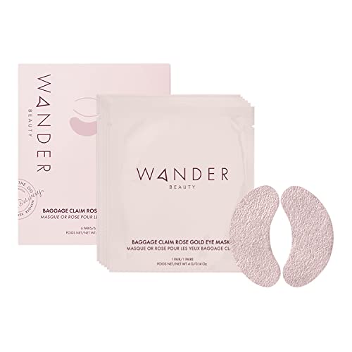 Gold Under Eye Patches | WANDER BEAUTY BAGGAGE CLAIM | Under Eye Mask, Bright...