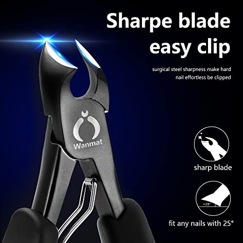 Toe Nail Clippers, Podiatrist Toenail Clippers for Thick Nails for Seniors fo...