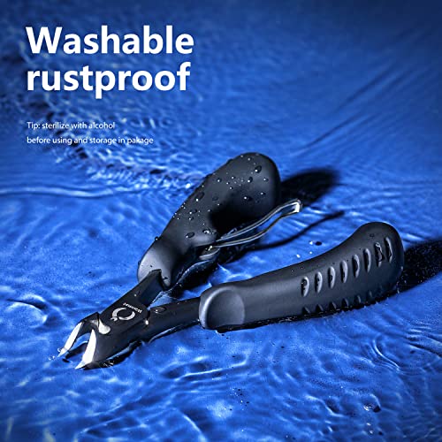 Toe Nail Clippers, Podiatrist Toenail Clippers for Thick Nails for Seniors fo...