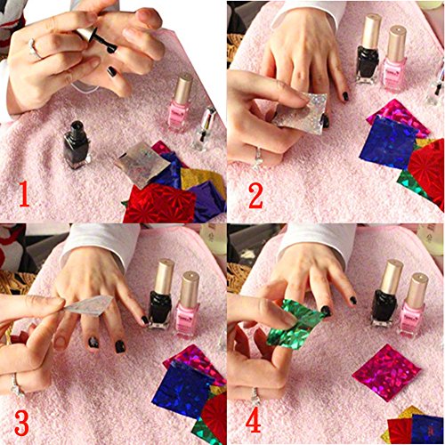 Professional 2PCS Galaxy Star Nail Art Glue for Foil Sticker Nail Transfer Ti...