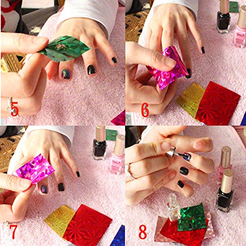 Professional 2PCS Galaxy Star Nail Art Glue for Foil Sticker Nail Transfer Ti...