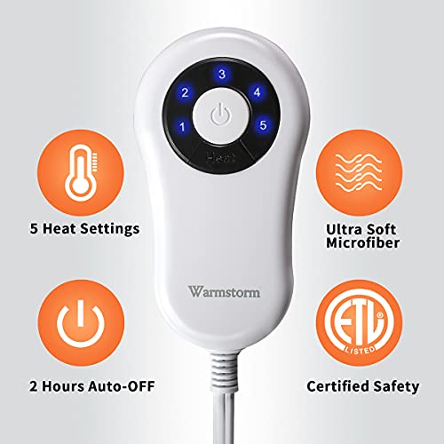 Heating Pad Ultra-Soft Large Electric Heating Pad with 2 Hours Auto Shut Off,...