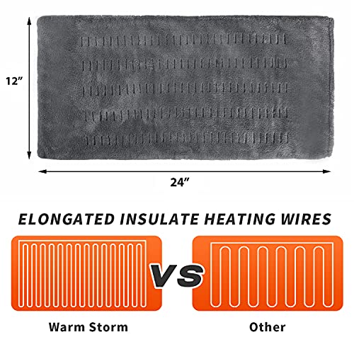 Heating Pad Ultra-Soft Large Electric Heating Pad with 2 Hours Auto Shut Off,...