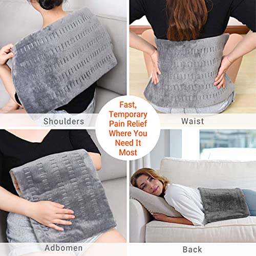 Heating Pad Ultra-Soft Large Electric Heating Pad with 2 Hours Auto Shut Off,...