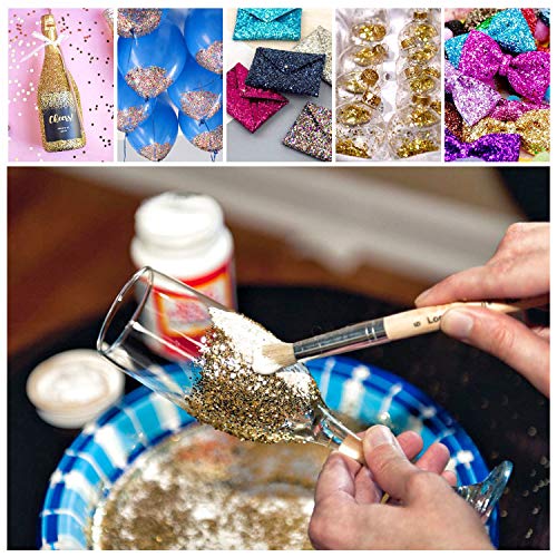 Warmfits Holographic Face Glitter 12 Colors Total 120g Face Body Eye Hair Nai...