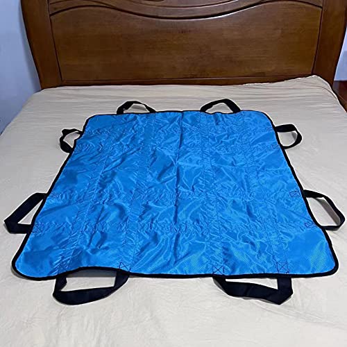 Positioning Bed Pad with Reinforced Handles 48" X 40" Waterproof Transfer She...