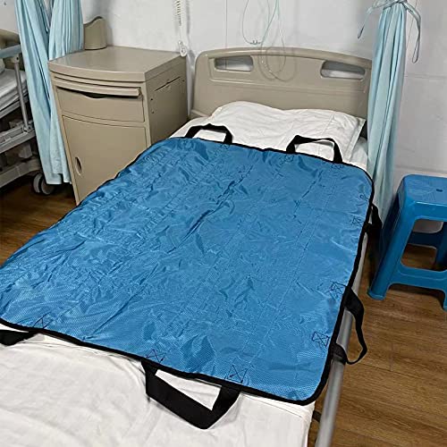 Positioning Bed Pad with Reinforced Handles 48" X 40" Waterproof Transfer She...
