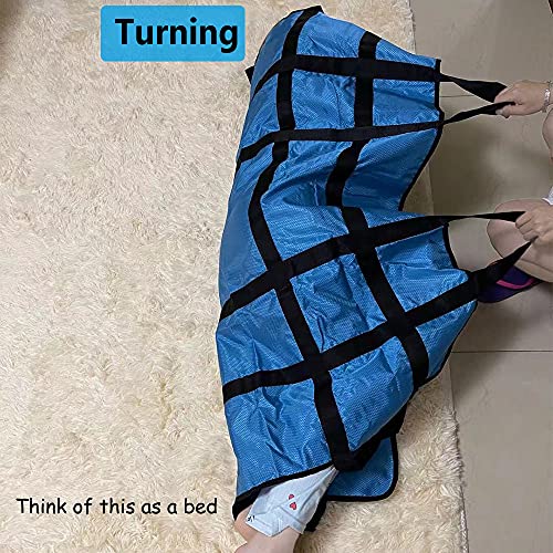 Positioning Bed Pad with Reinforced Handles 48" X 40" Waterproof Transfer She...