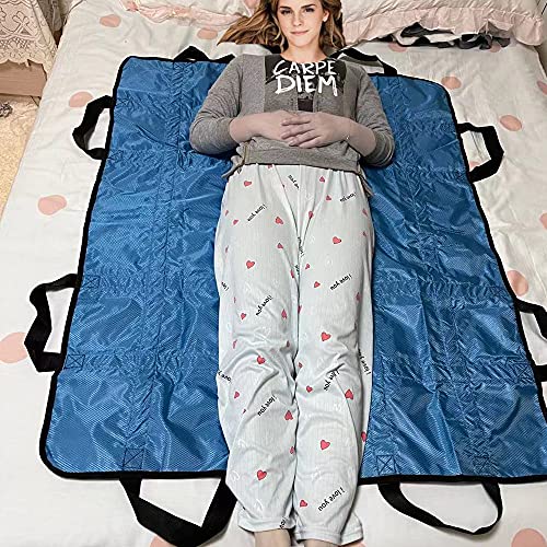 Positioning Bed Pad with Reinforced Handles 48" X 40" Waterproof Transfer She...