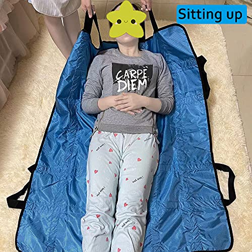 Positioning Bed Pad with Reinforced Handles 48" X 40" Waterproof Transfer She...