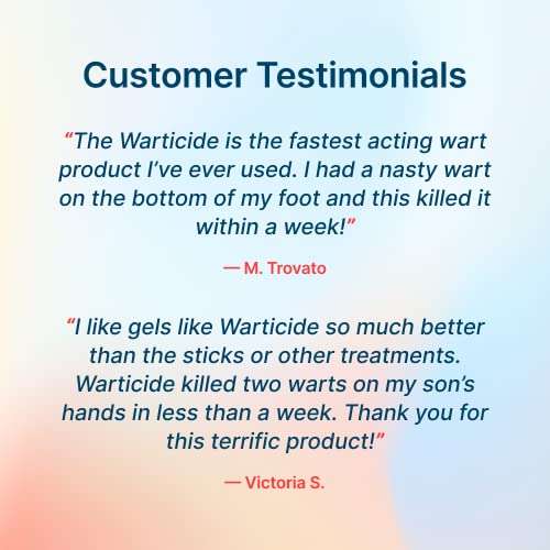 WARTICIDE Fast-Acting Wart Remover - Plantar and Genital Wart Treatment, Atta...