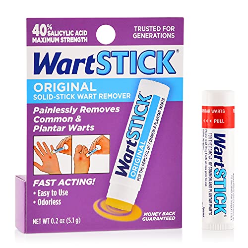 WartStick Maximum Strength Salicylic Acid Solid-Stick Common and Plantar Wart...