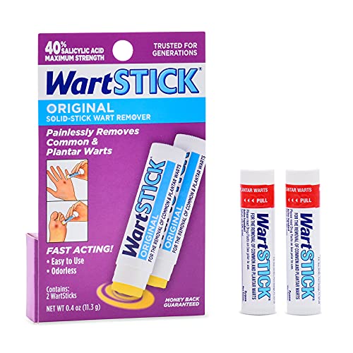 WartStick Maximum Strength Salicylic Acid Solid-Stick Common and Plantar Wart...