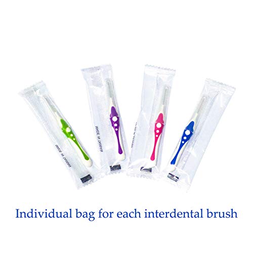 Wasser Vela 16pcs Interdental Brush, XL Size Brush for Orthodontic Purpose, C...